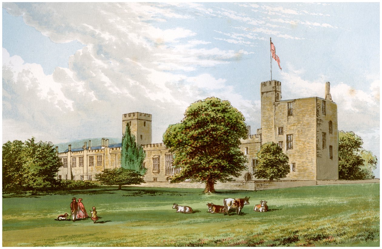Sudeley Castle, Gloucestershire, Heimat der Familie Dent, um 1880 von Unbekannt