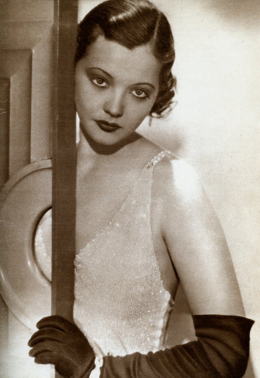 Sylvia Sidney, amerikanische Schauspielerin, 1933 von Unbekannt