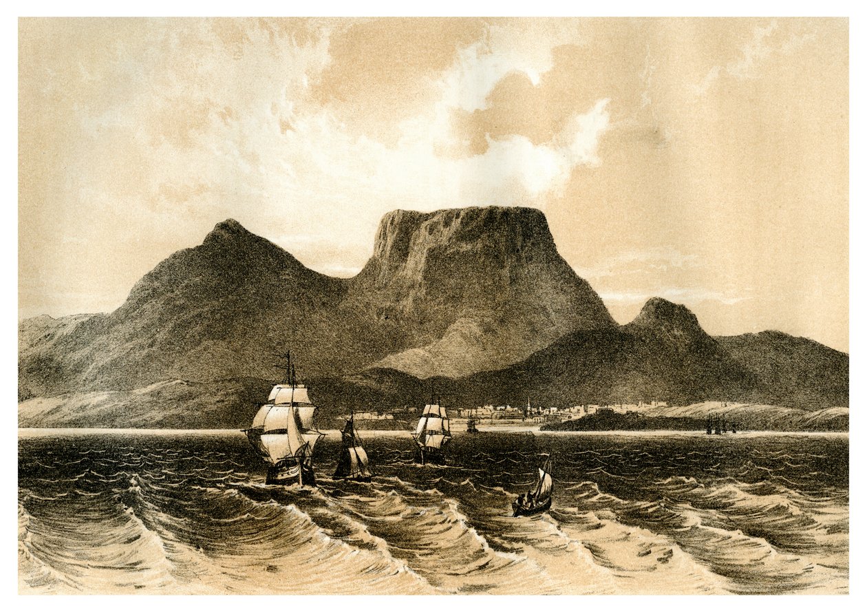 Tafelberg, Kap der Guten Hoffnung, Südafrika, 1883 von Unbekannt