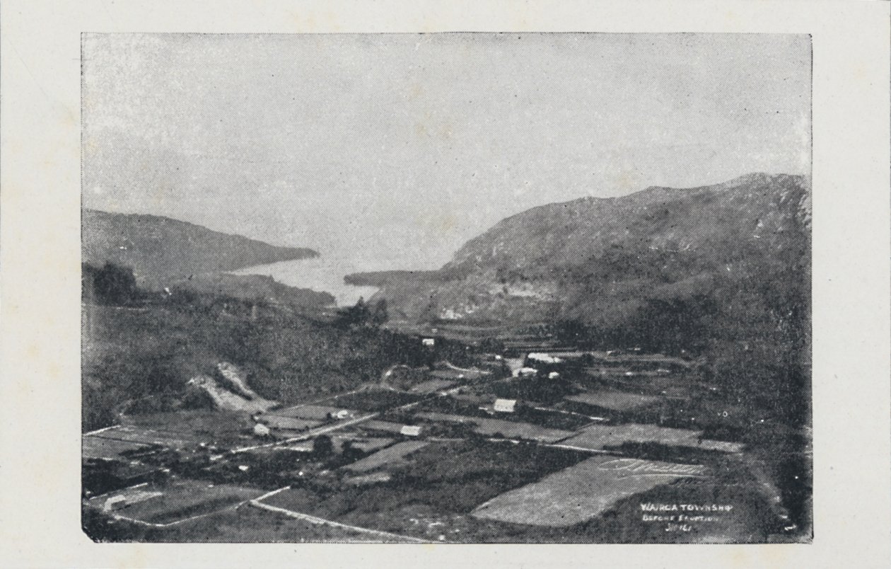 Te Wairoa vor dem Ausbruch des Tarawera, 1923 von Unbekannt