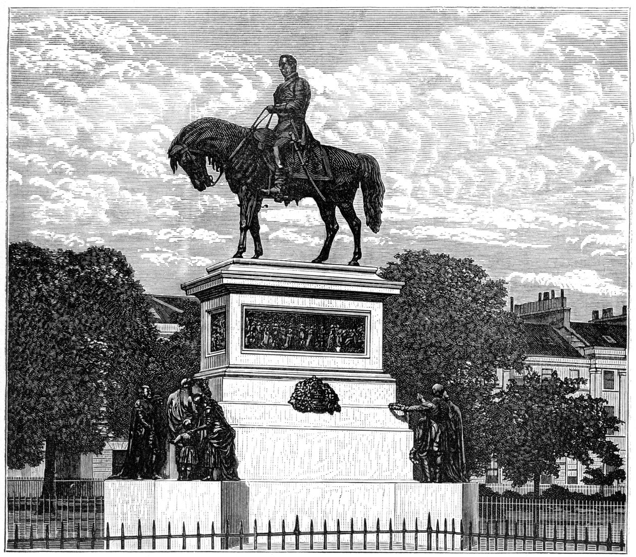 Das Albert Memorial, Charlotte Square, Edinburgh, 1900 von Unbekannt