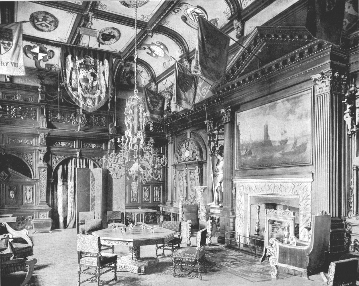 Der Bankettsaal, Knebworth House, Hertfordshire, 1894 von Unbekannt