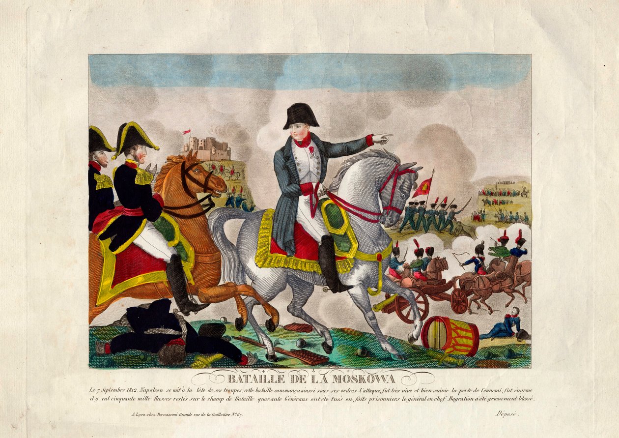 Die Schlacht von Borodino am 26. August 1812, ca. 1812 von Unbekannt