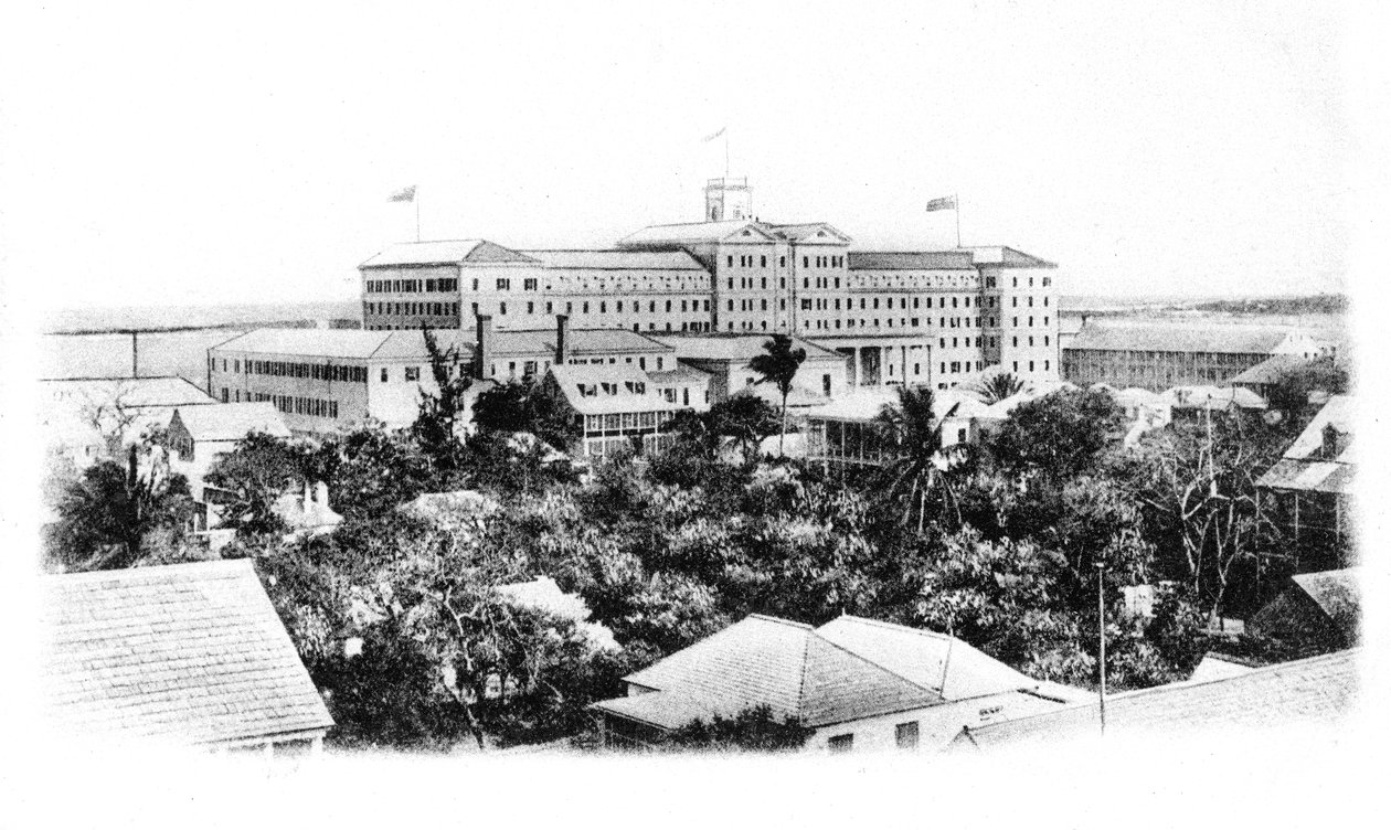 Das British Colonial Hilton Hotel, Nassau, New Providence, Bahamas, 1911 von Unbekannt
