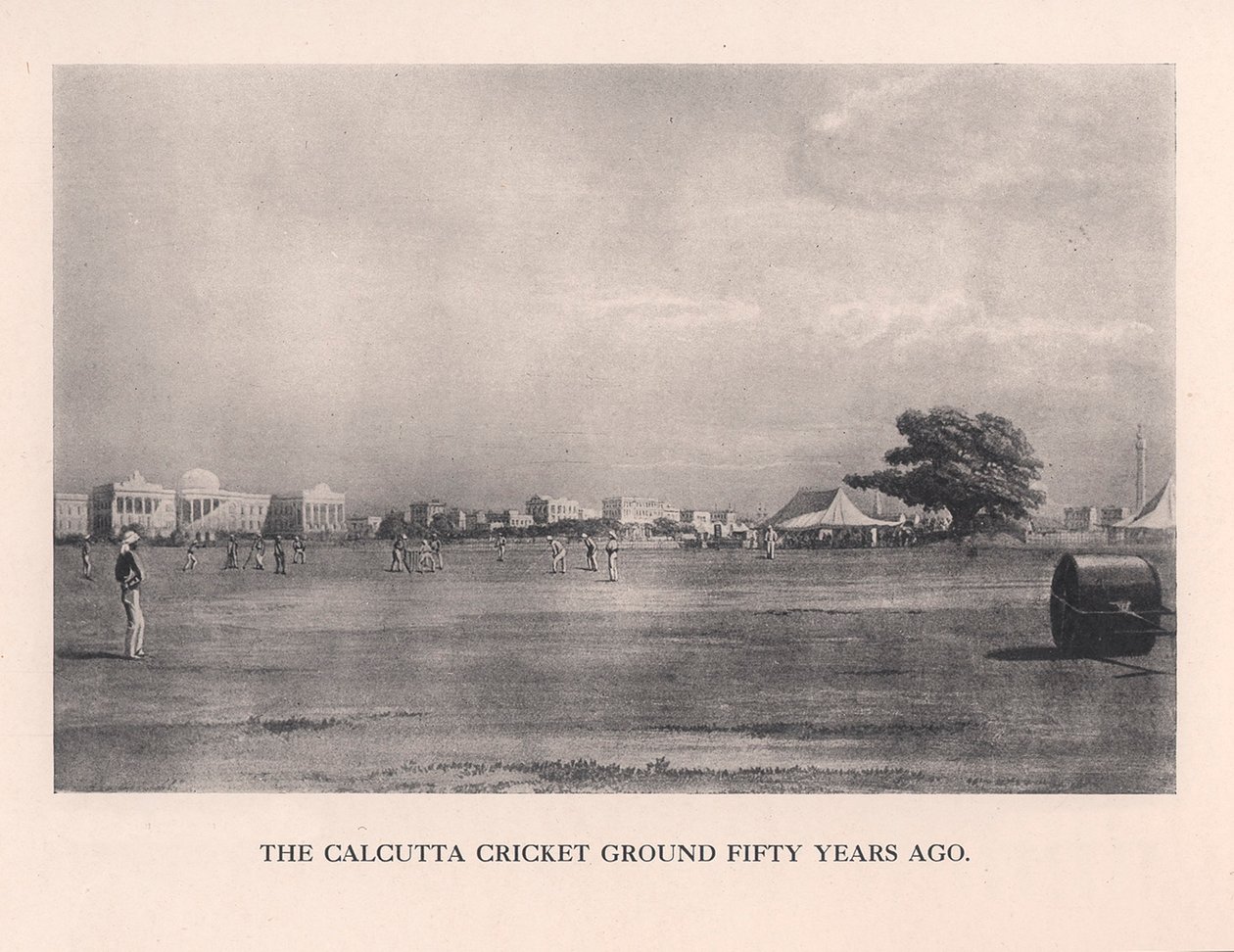 Der Cricketplatz von Kalkutta, Indien, 1861 1912 von Unbekannt