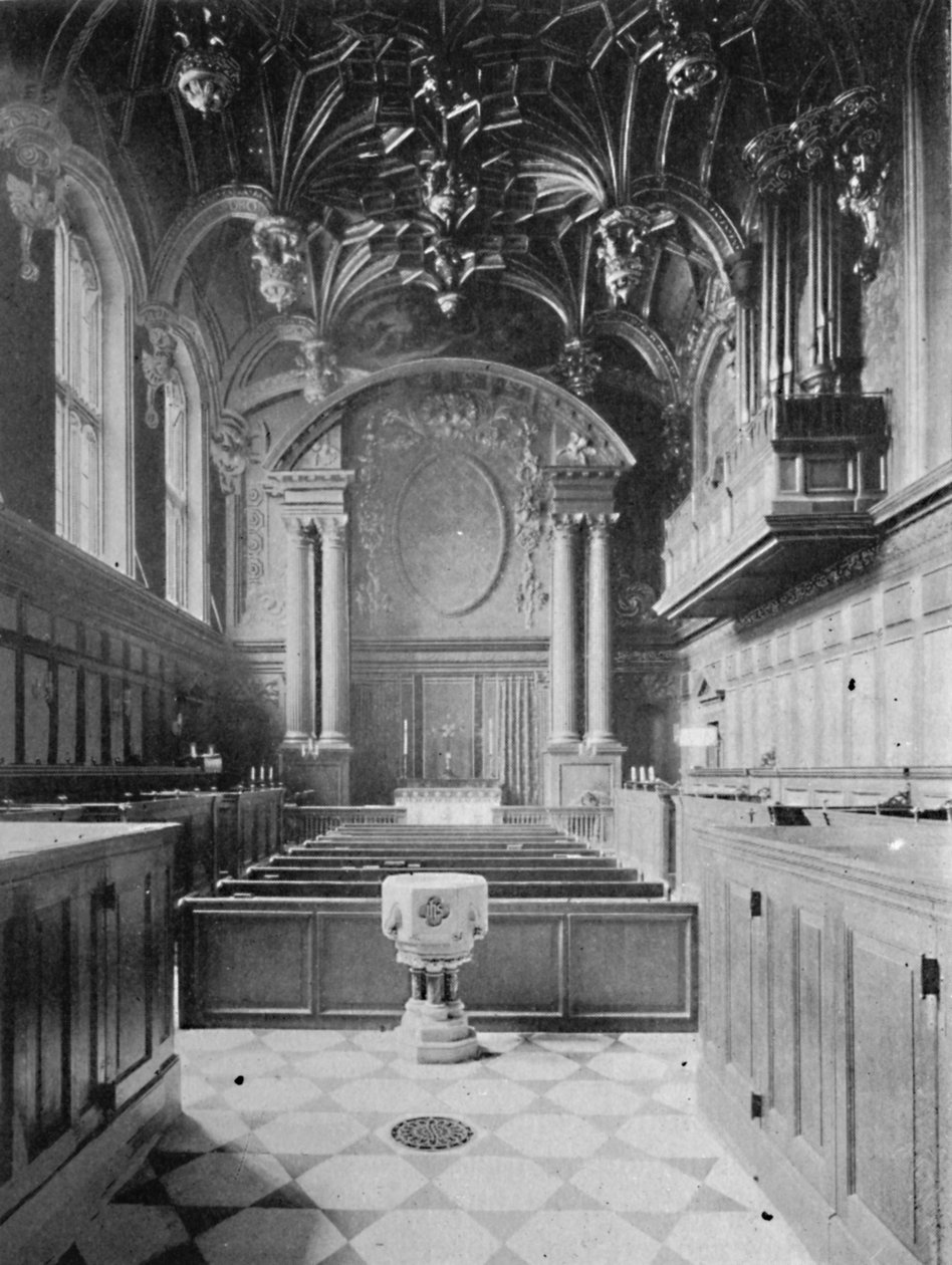 Die Kapelle, Hampton Court Palace, 1903 von Unbekannt