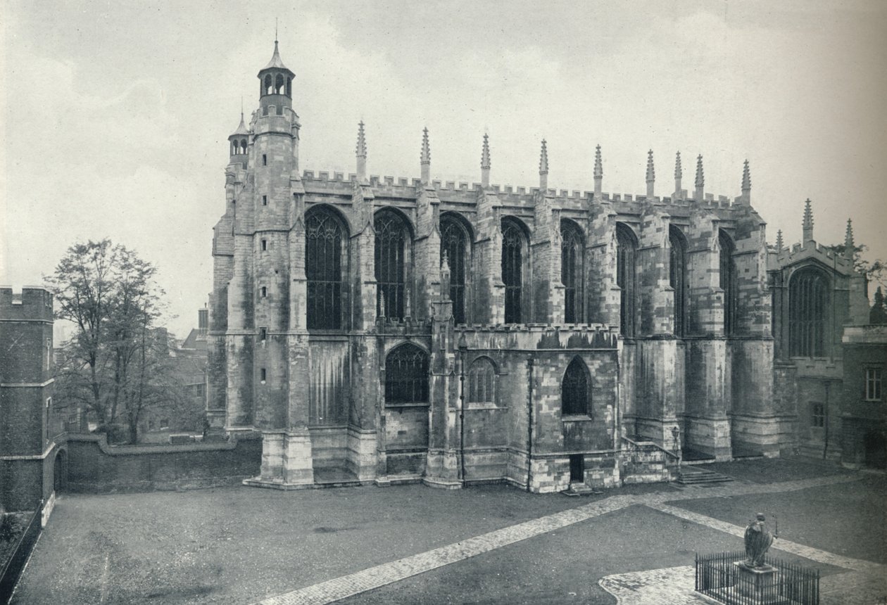Die Kapelle, vom Dach der Long Chamber, 1926 von Unbekannt
