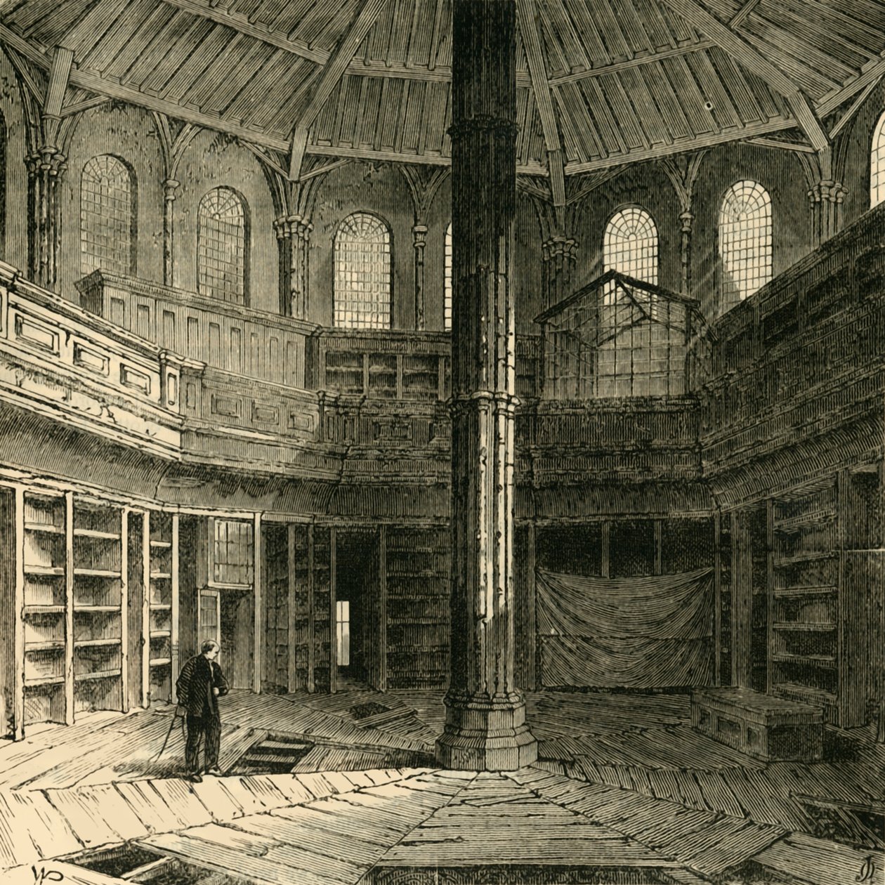 Das Kapitelhaus vor seiner Restaurierung, 1881 von Unbekannt