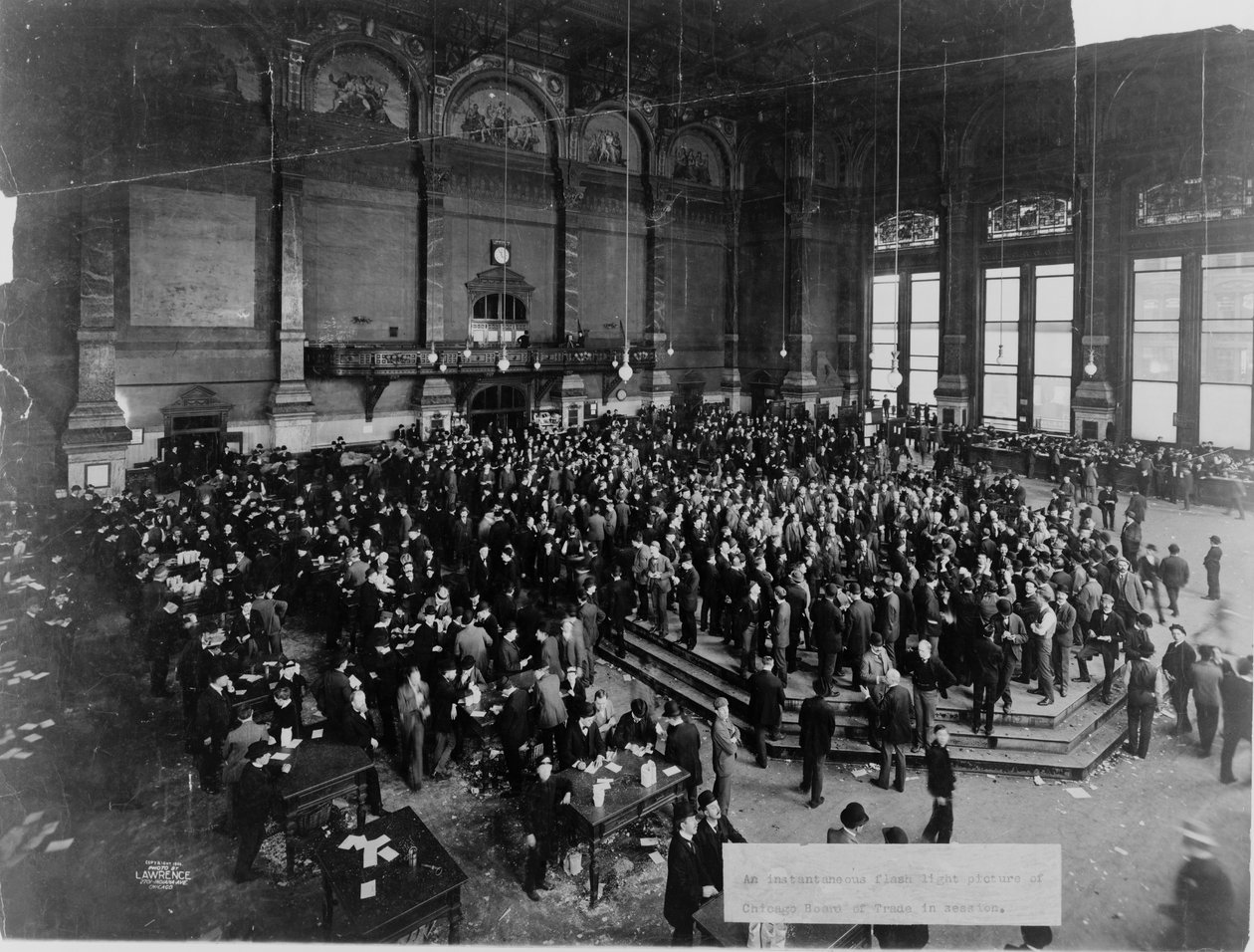 Die Chicagoer Börse in Sitzung von Unbekannt