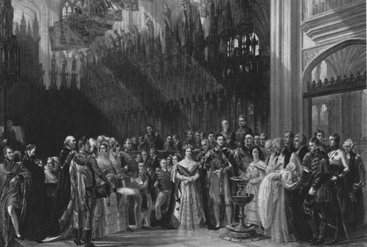 Die Taufe des Prinzen von Wales, 25. Januar 1842, 1901 von Unbekannt