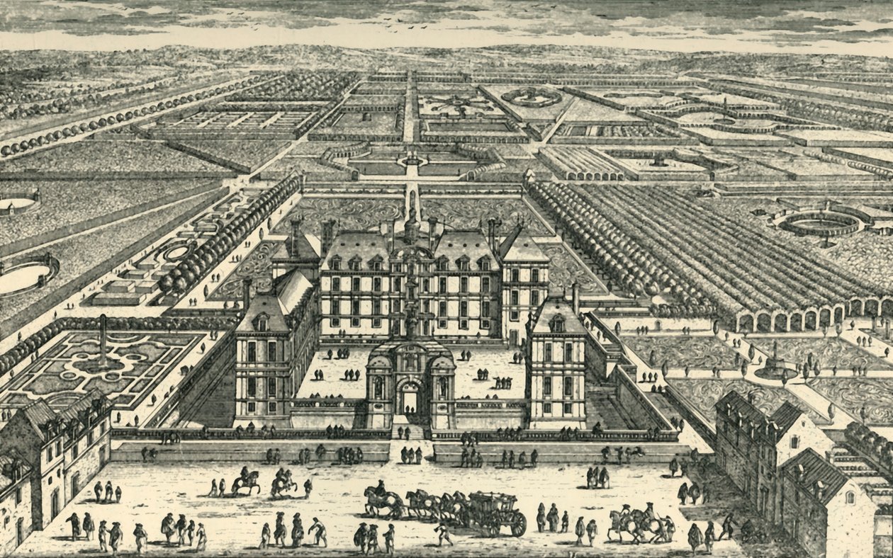 Das Château de la Rochefoucauld, Liancourt, Oise, Nordfrankreich von Unbekannt