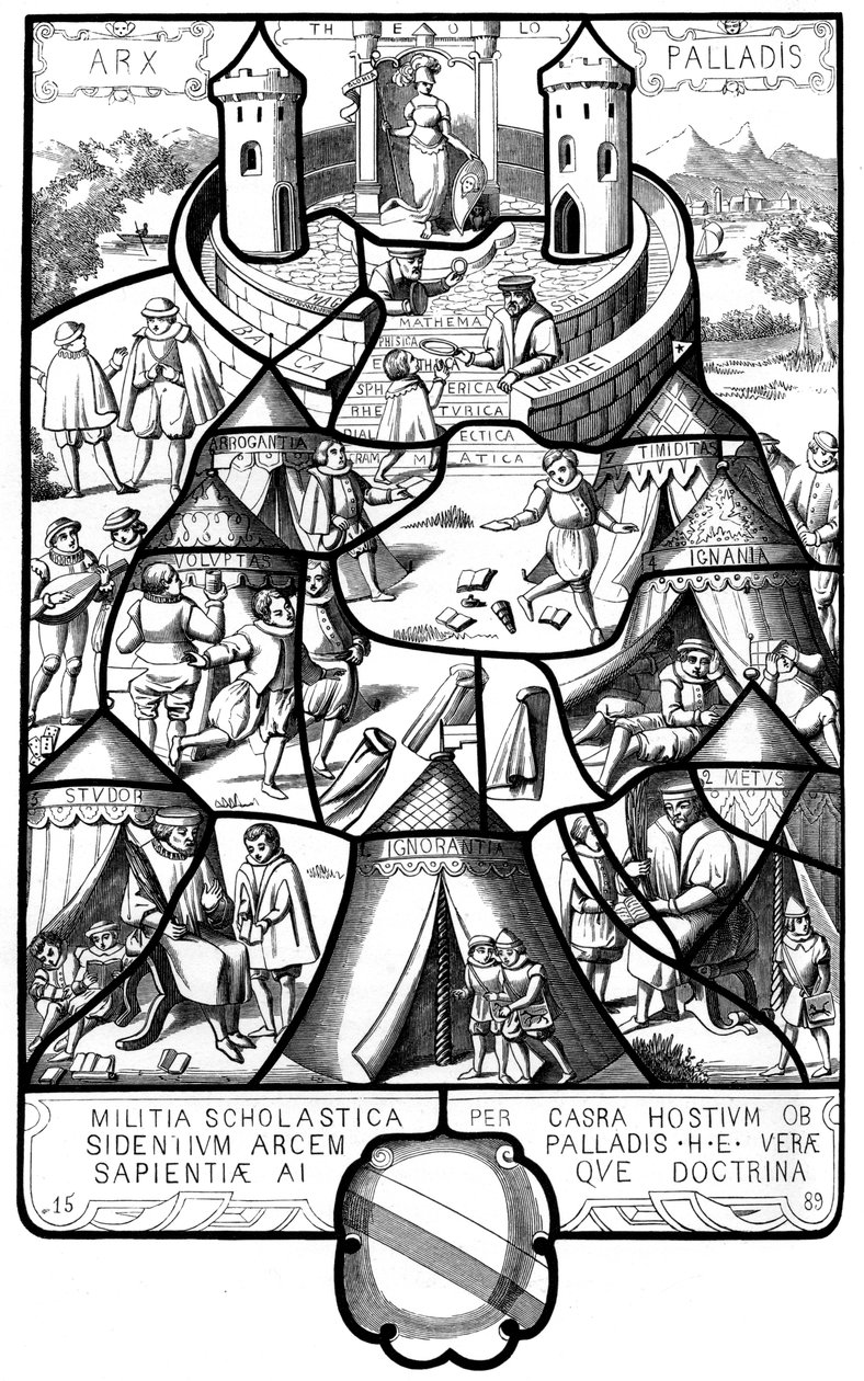 Die Zitadelle von Pallas, 1589 1849 von Unbekannt