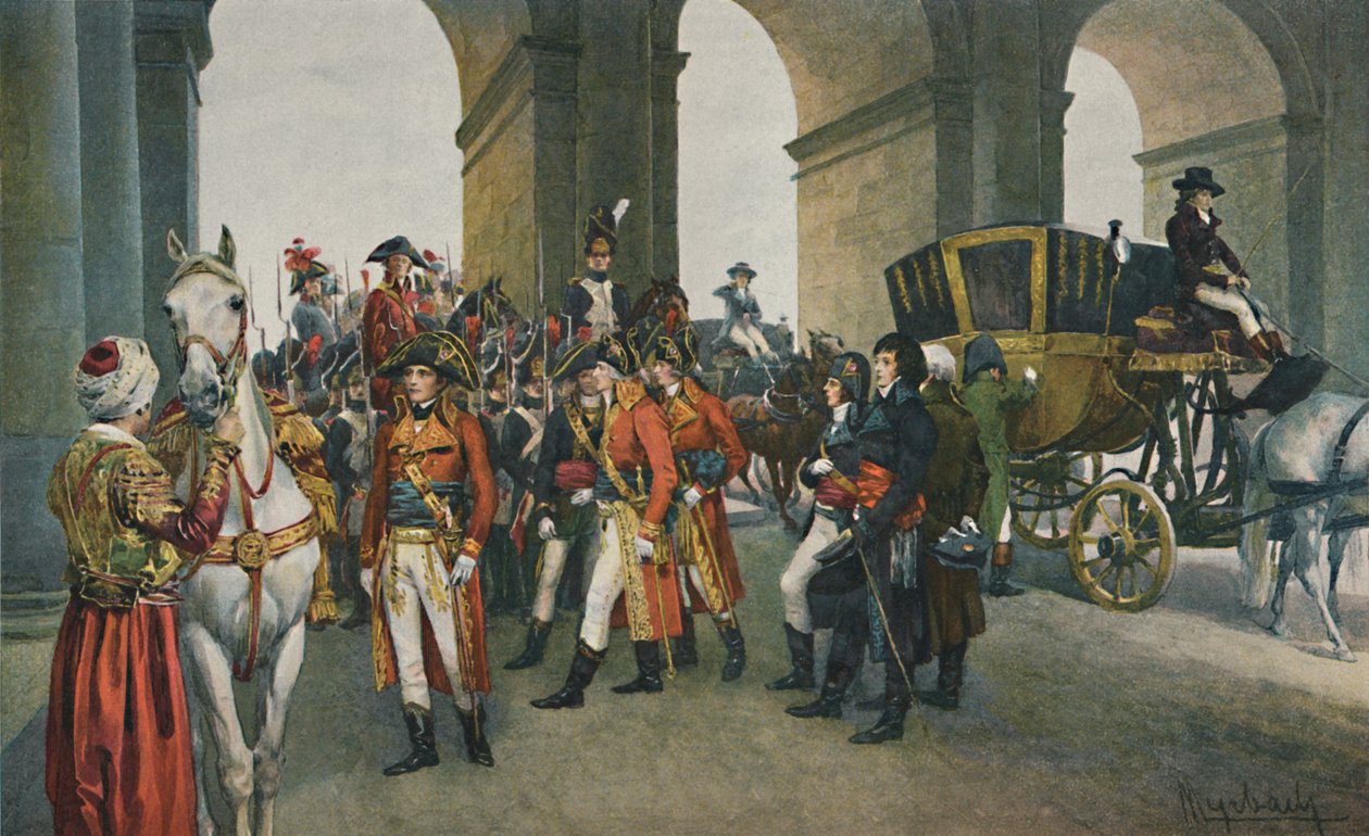 Die Konsuln übernehmen die Tuilerien, 10. August 1792, 1896 von Unbekannt