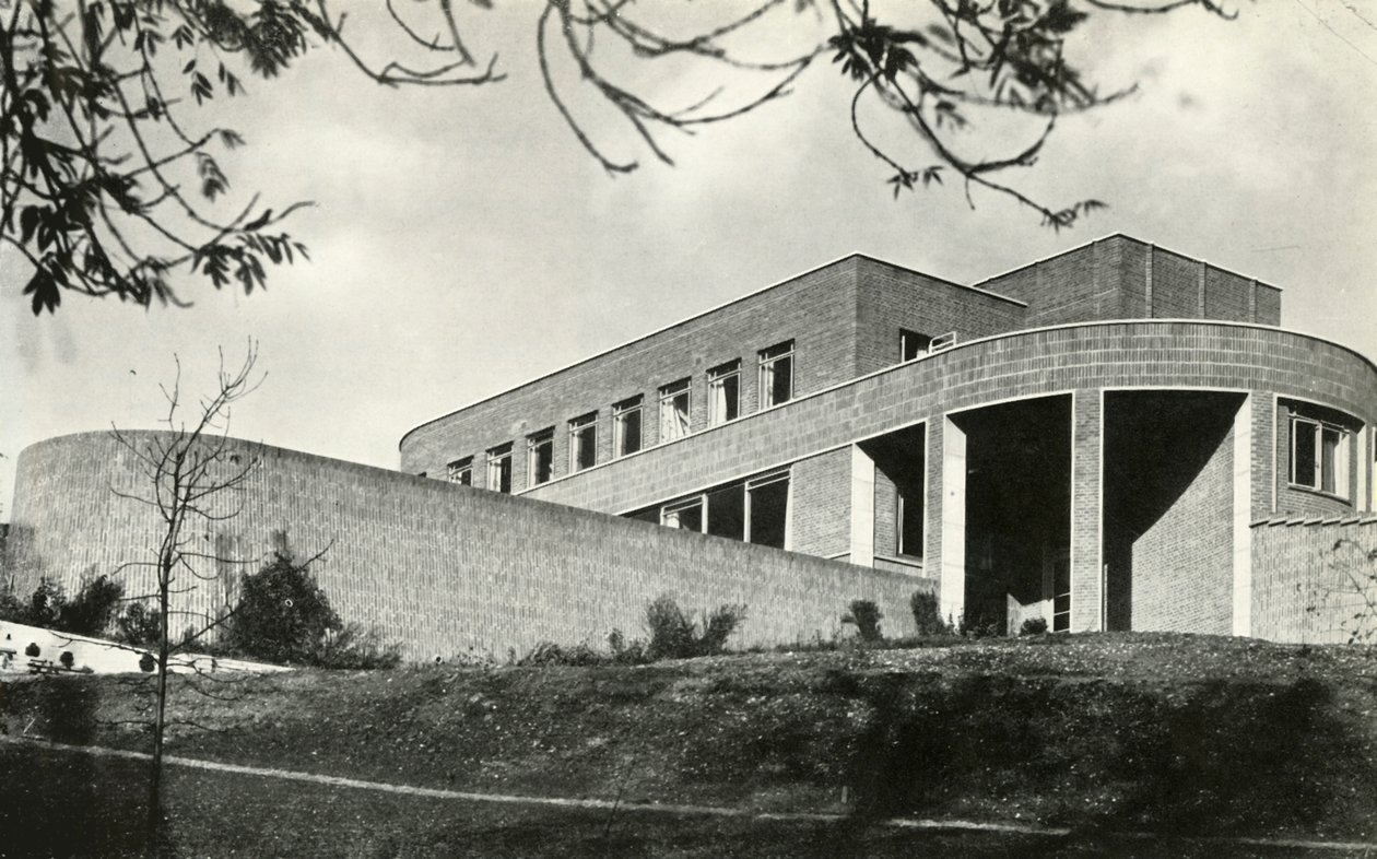 Das zeitgenössische Idiom Backsteinhaus in Hampstead, London, 1941 von Unbekannt