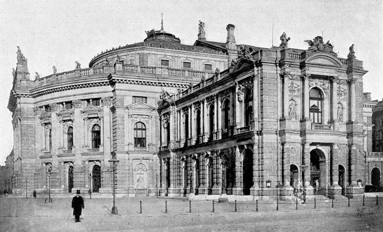 Das Hoftheater, Wien, Österreich, 1899 von Unbekannt