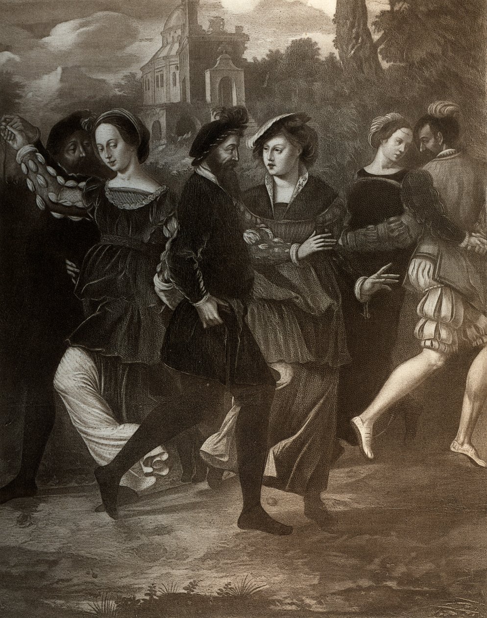 Das Tanzbild, ca. 1532, 1902 von Unbekannt