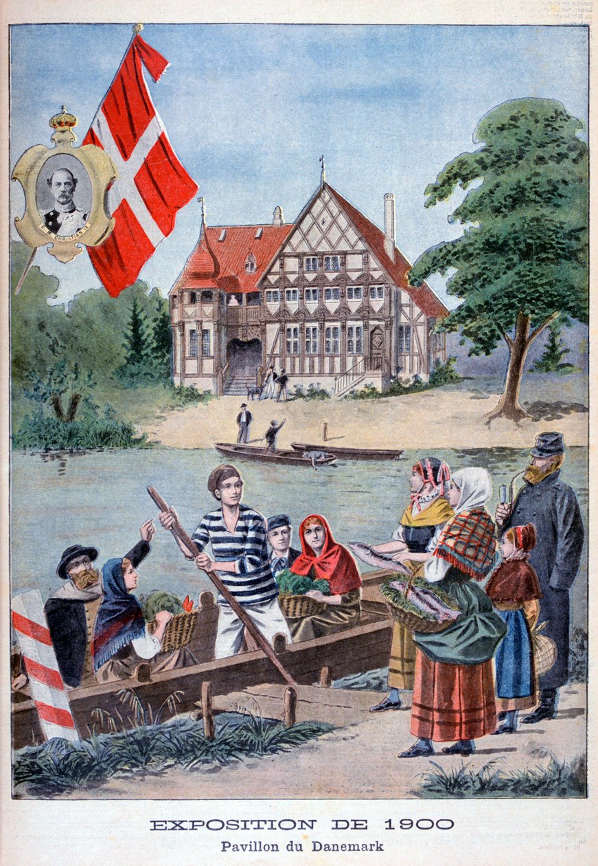Der dänische Pavillon auf der Weltausstellung 1900, Paris, 1900 von Unbekannt