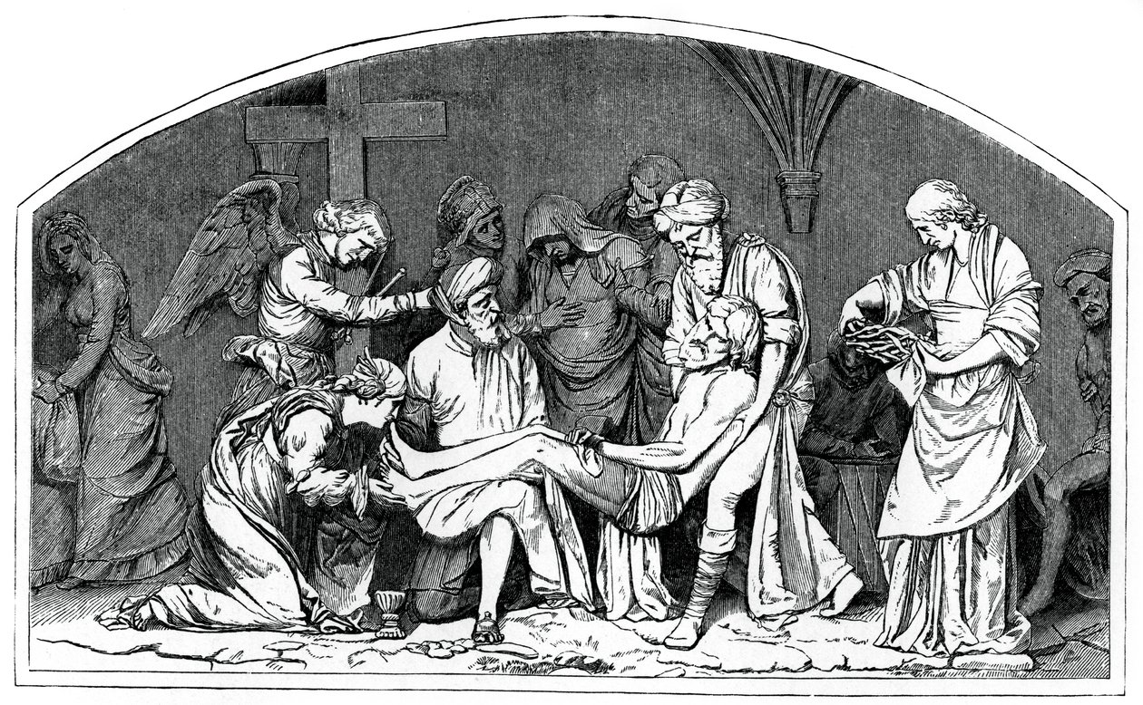 Das Ostergrab, 1554-1564, 1870 von Unbekannt