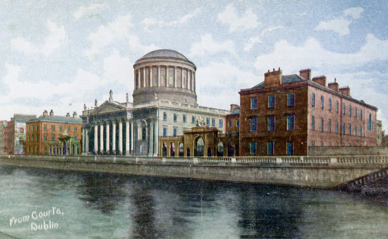 Die Vier Gerichte, Dublin, Irland, ca. 1900er-1920er Jahre von Unbekannt
