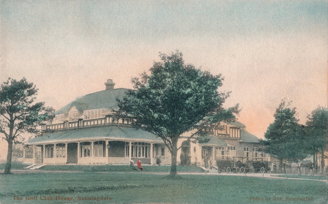 Das Golfclubhaus, Sunningdale, um 1910 von Unbekannt