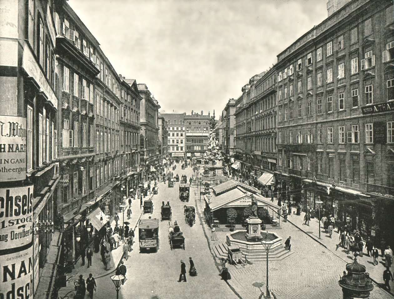 Der Graben, Wien, Österreich, 1895. von Unbekannt