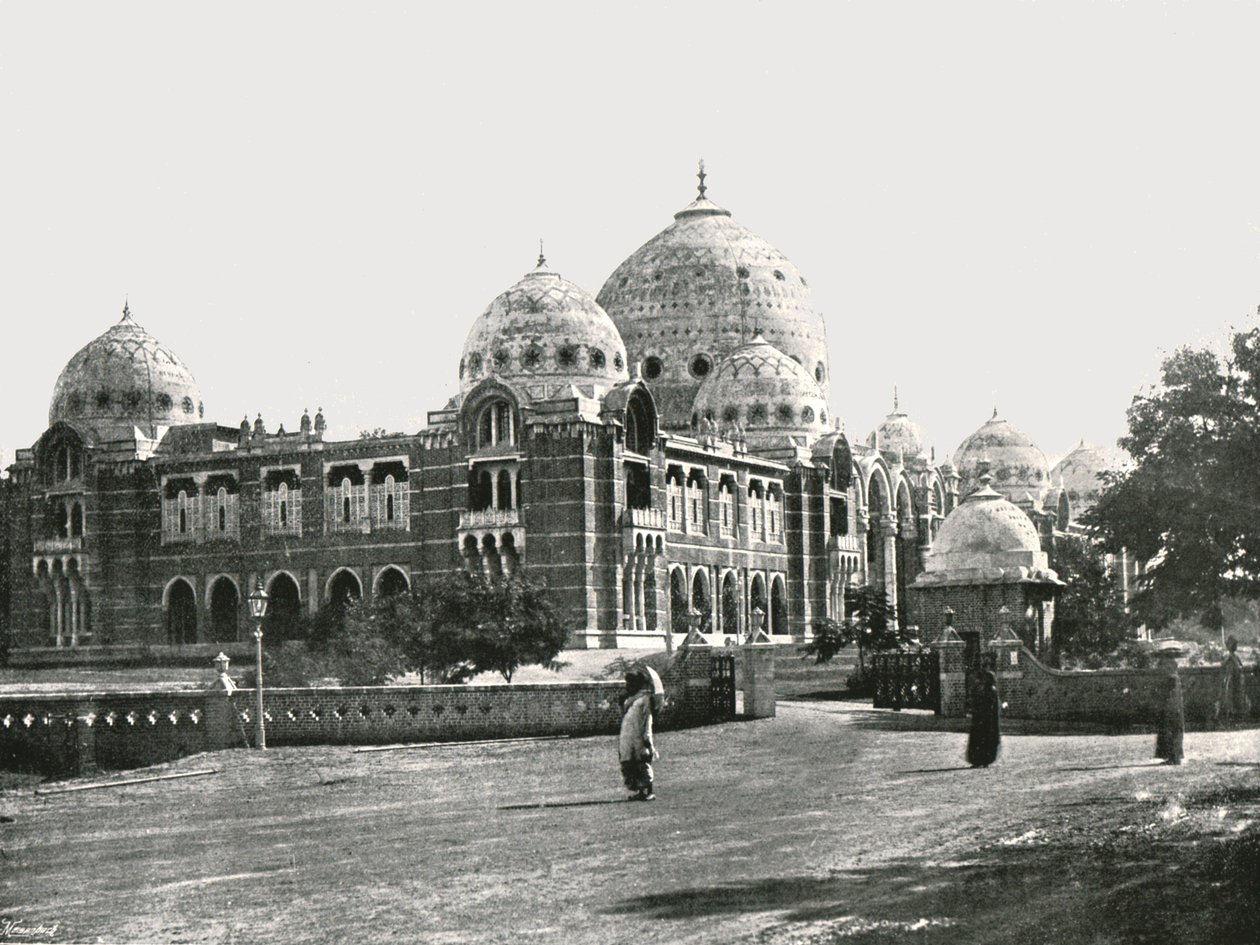 Das Große College, Baroda, Indien, 1895 von Unbekannt
