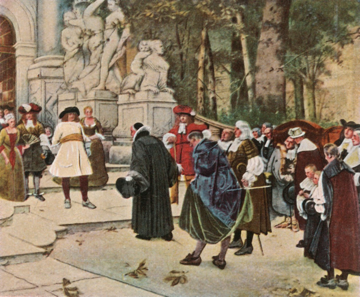 Der Große Kurfürst empfängt Einwanderer, 1936 von Unbekannt