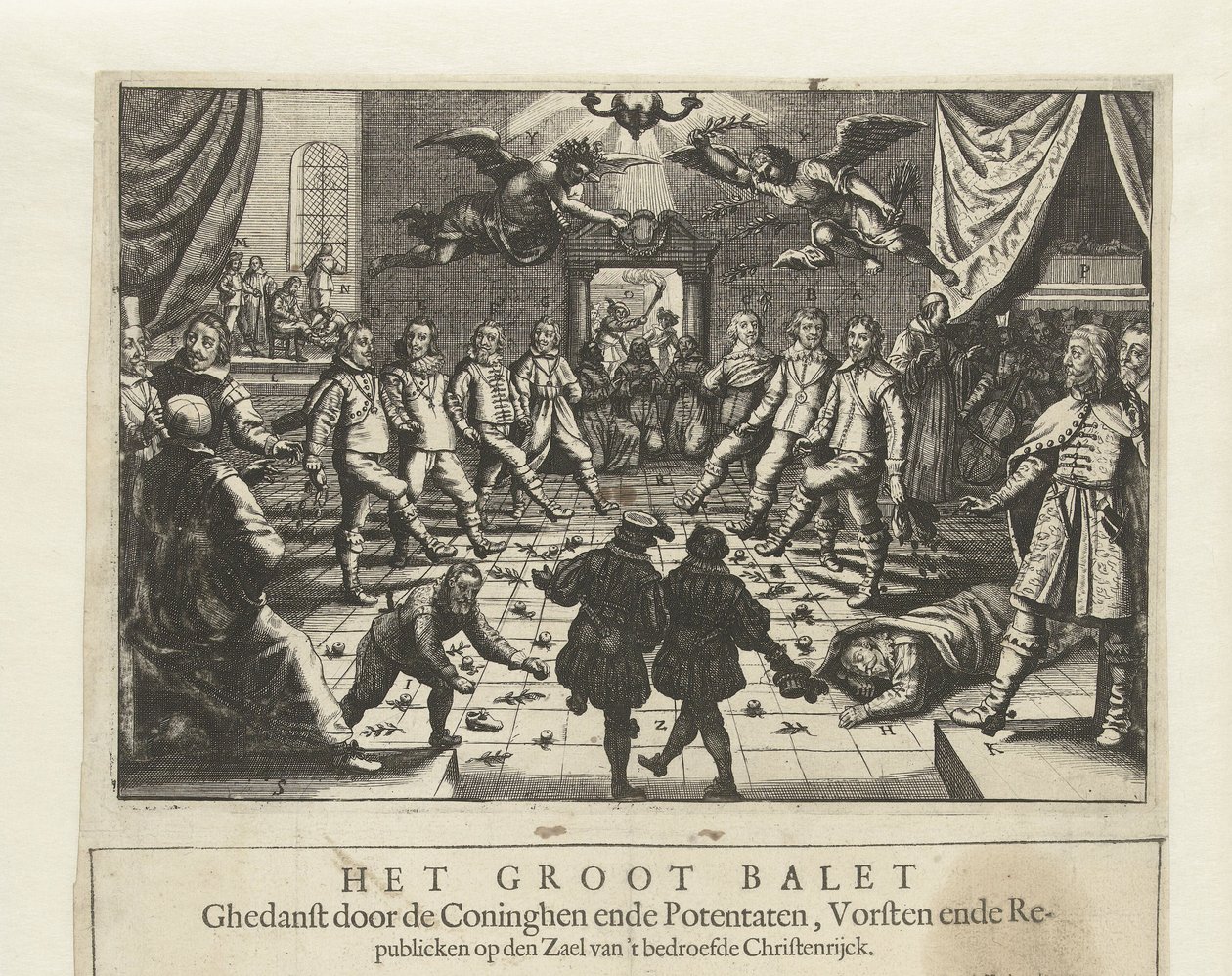 Der Große Europäische Kriegsballett, ca. 1643 von Unbekannt