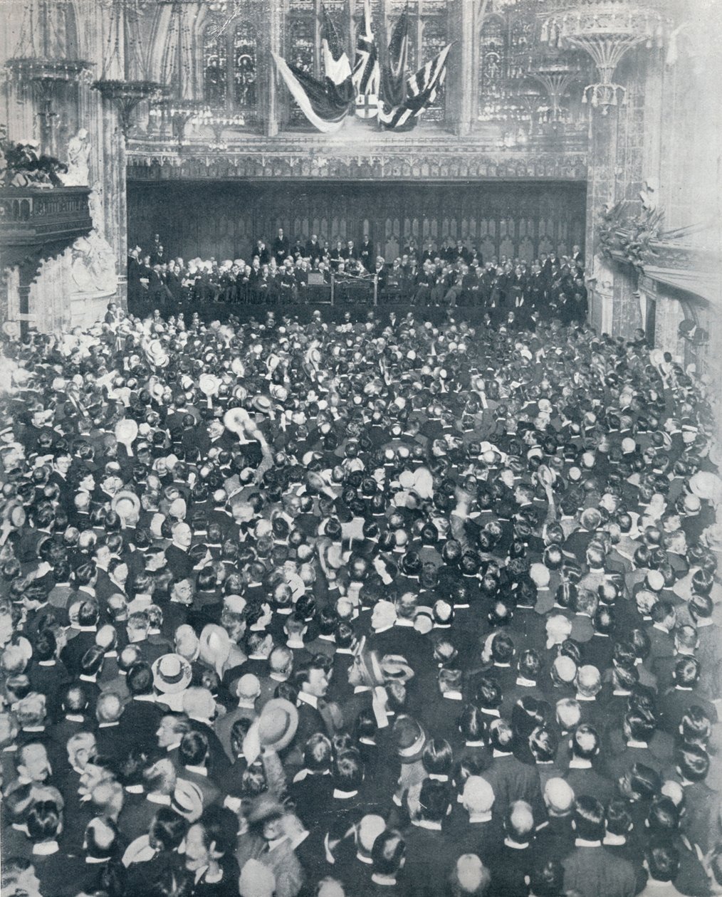 Das große Rekrutierungstreffen in der Londoner Guildhall von Unbekannt