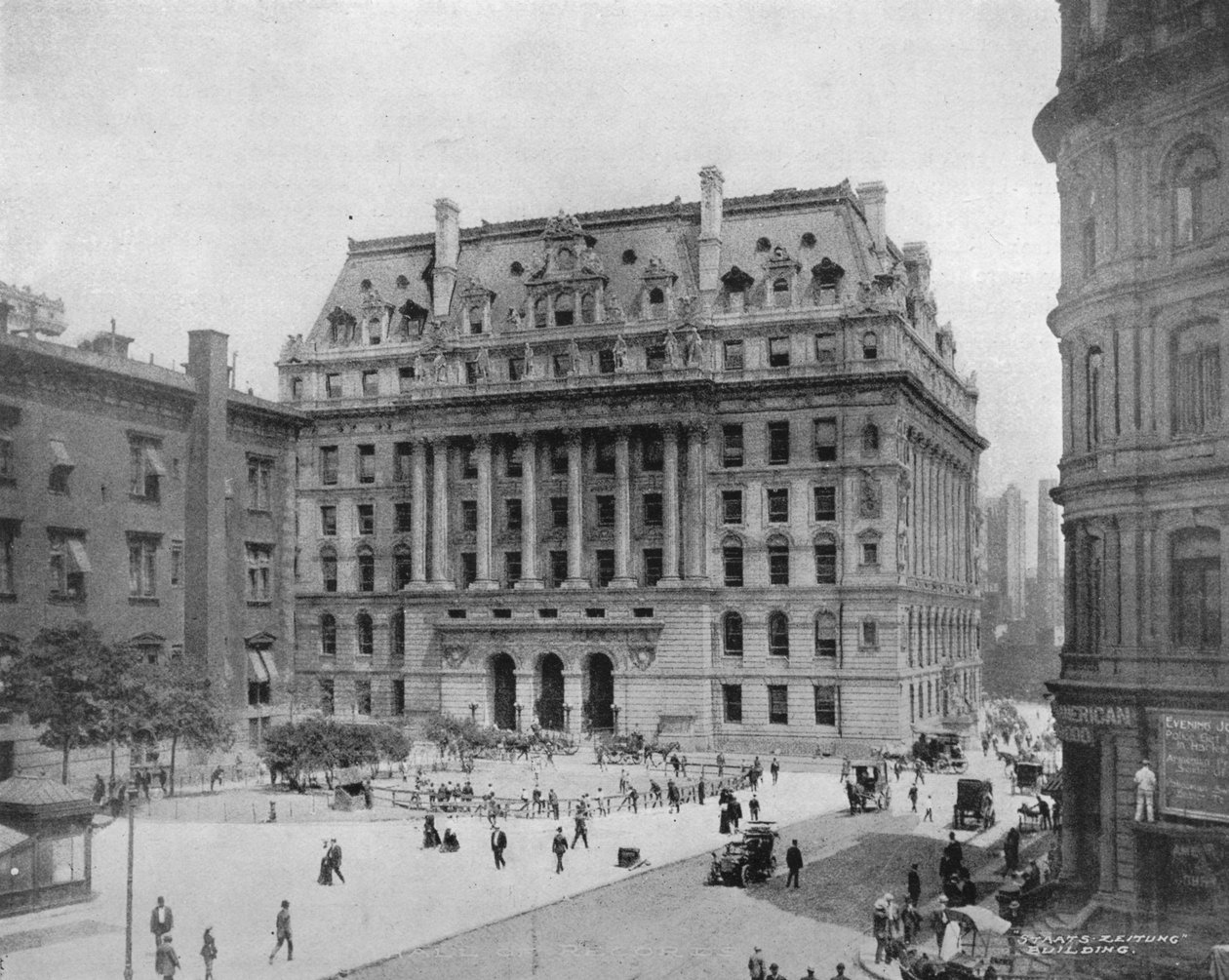 Die Halle der Aufzeichnungen, New York, 1915 von Unbekannt
