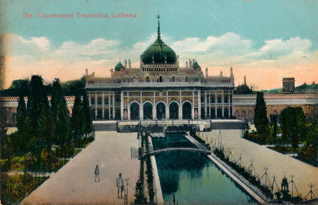 Das Hooseinabad Emambara, Lucknow, um 1900 von Unbekannt