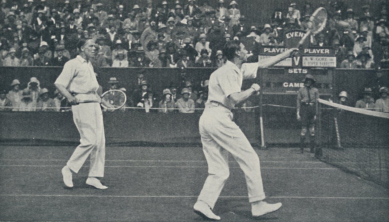 Der König als Tennisspieler, 1926, 1937 von Unbekannt