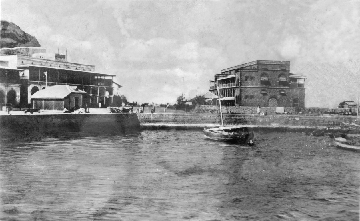 Die Landungsbrücke. Aden, ca. 1918-1939 von Unbekannt