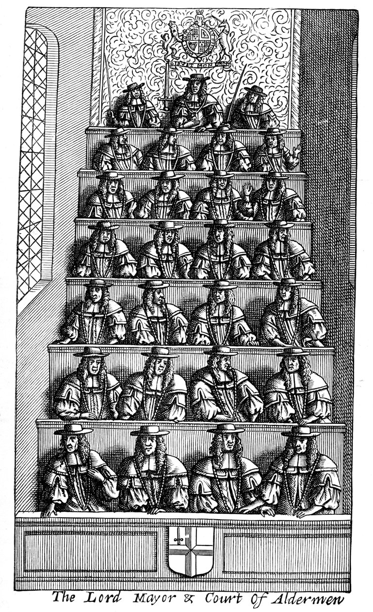 Der Lord Mayor und das Gericht der Aldermen, London von Unbekannt