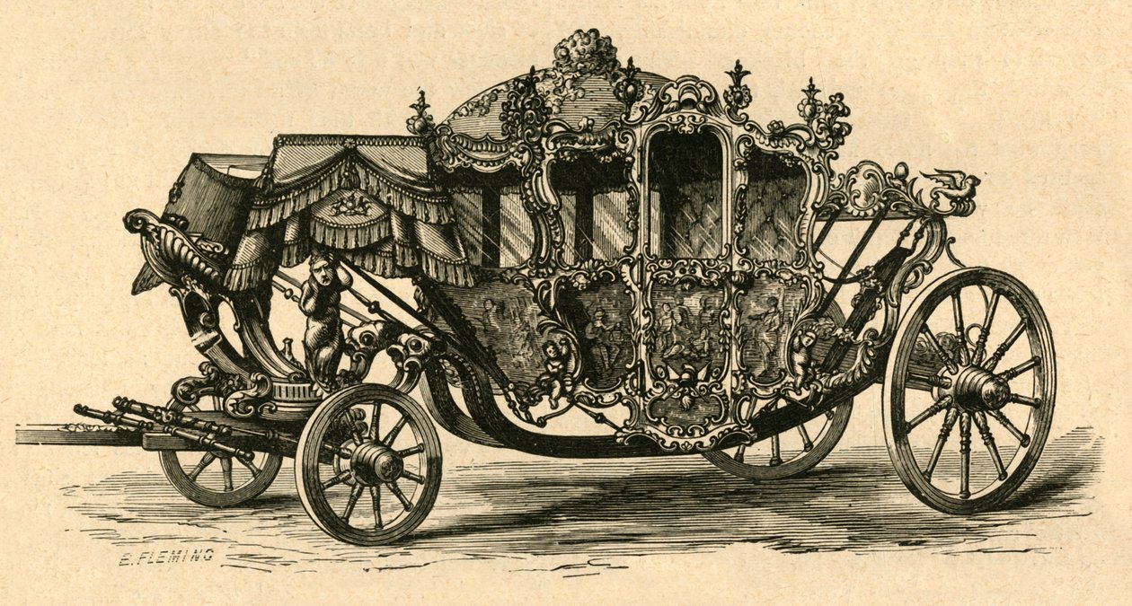 Die Kutsche des Lord Mayor, 1897 von Unbekannt