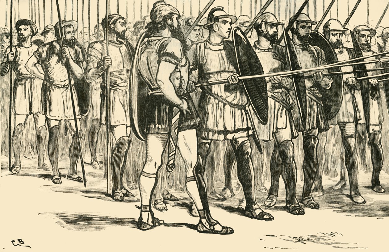 Die makedonische Phalanx von Unbekannt