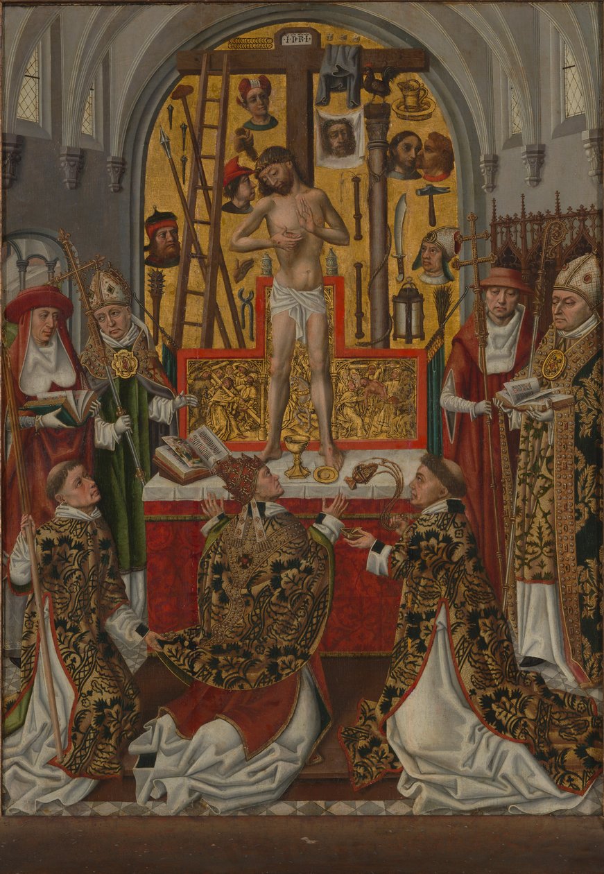 Die Messe des Heiligen Gregor des Großen von Unbekannt