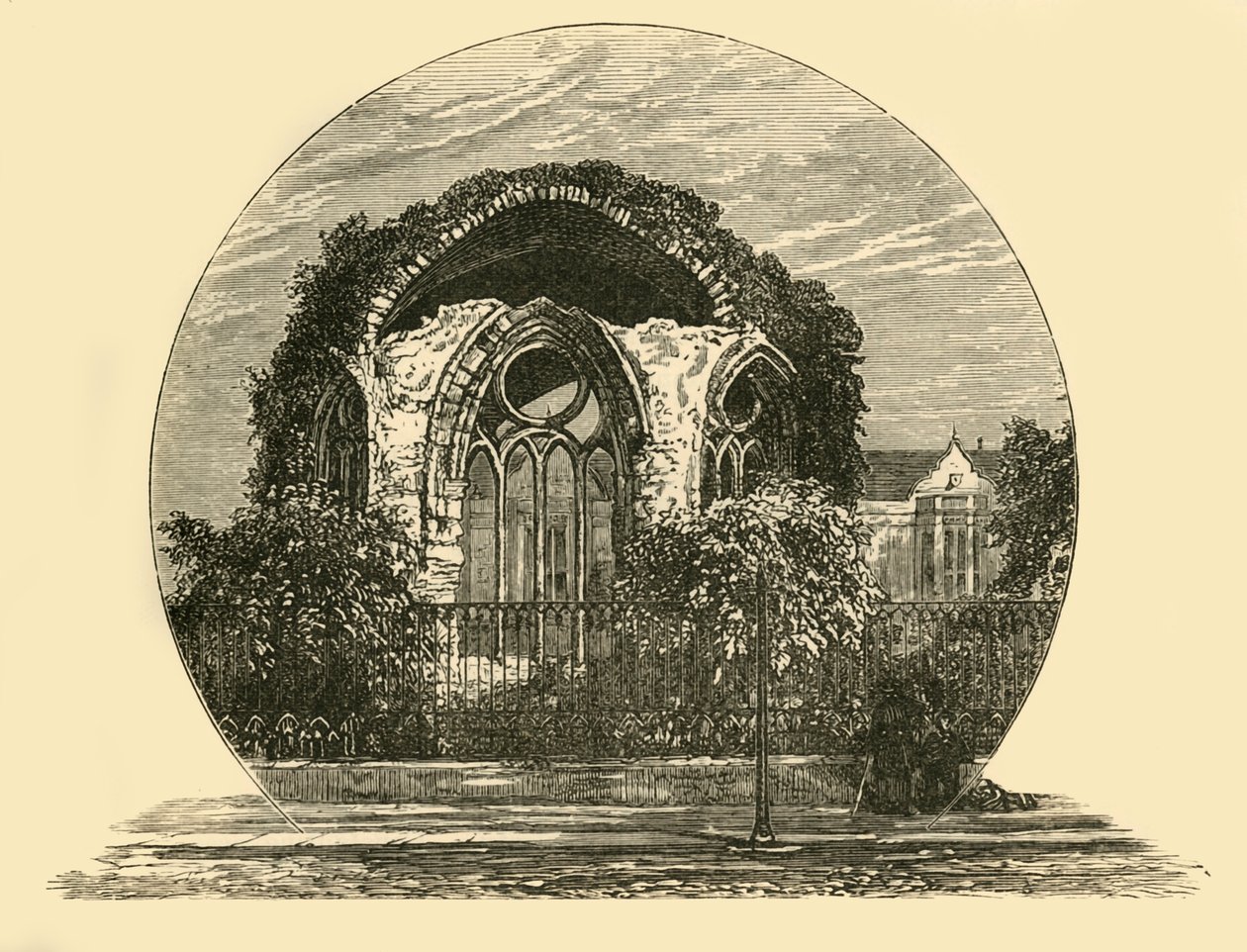 Das Kloster und das Madras College, 1898 von Unbekannt