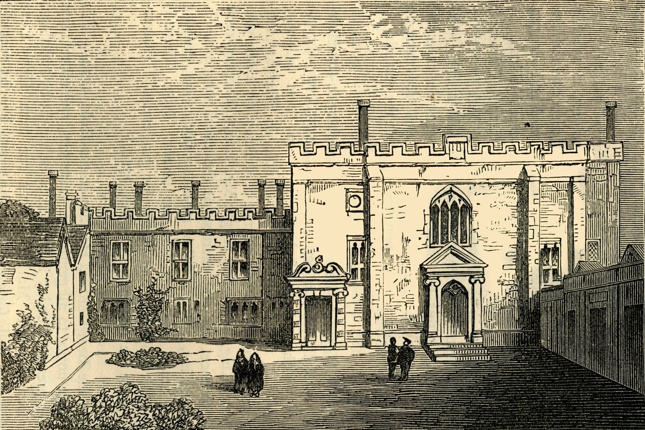 Das Kloster St. Johannes von Jerusalem, Clerkenwell - Die Kapelle von Süden, ca. 1872 von Unbekannt