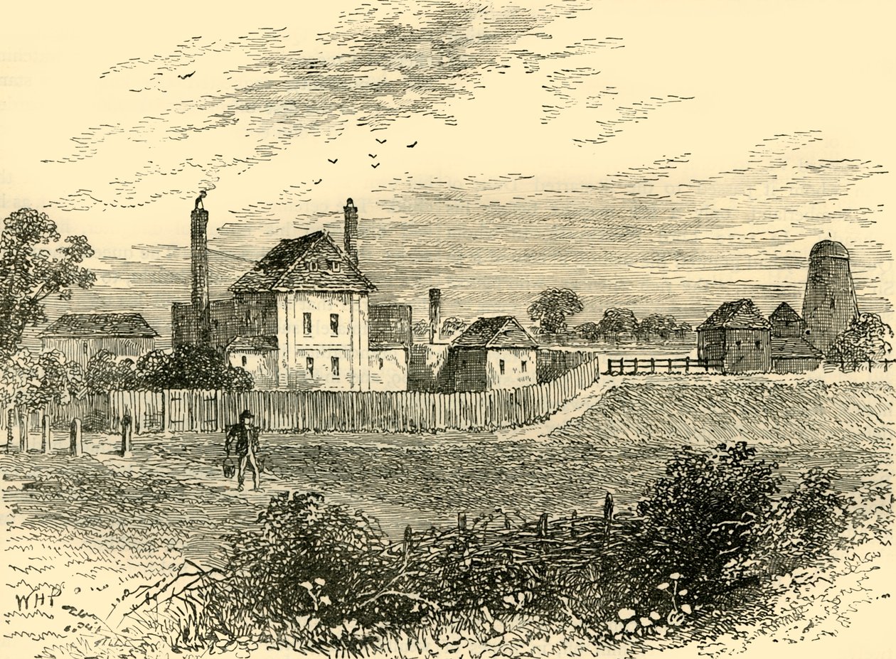 Der New River Head, ca. 1872 von Unbekannt