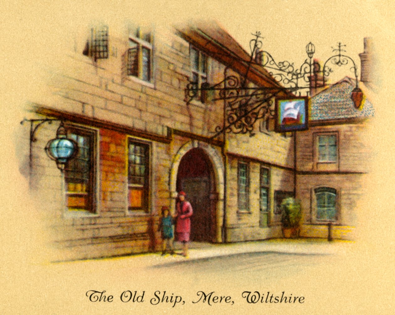 Das alte Schiff, Mere, Wiltshire, 1939 von Unbekannt