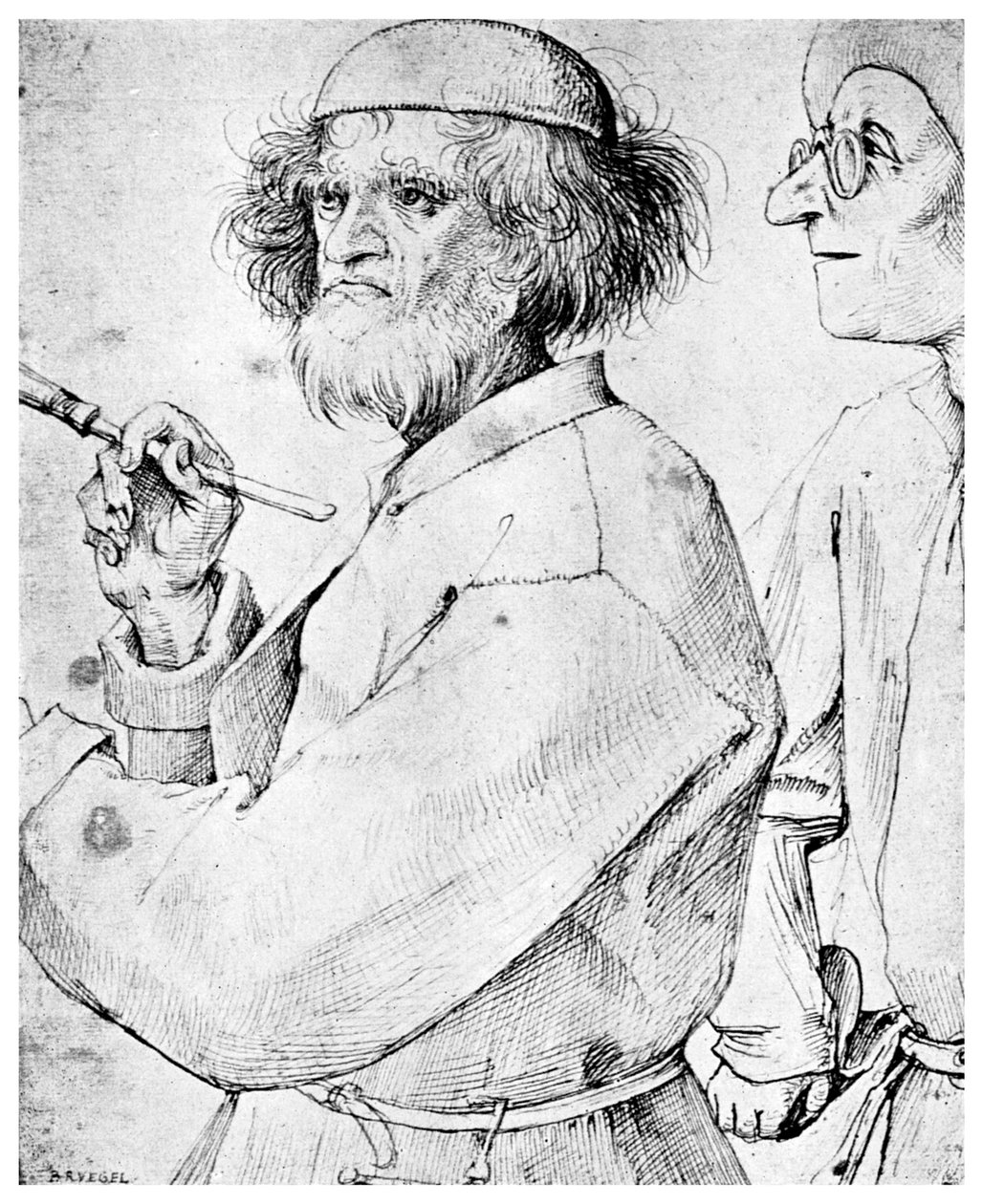 Der Maler und der Kenner, um 1565 (1956) von Unbekannt