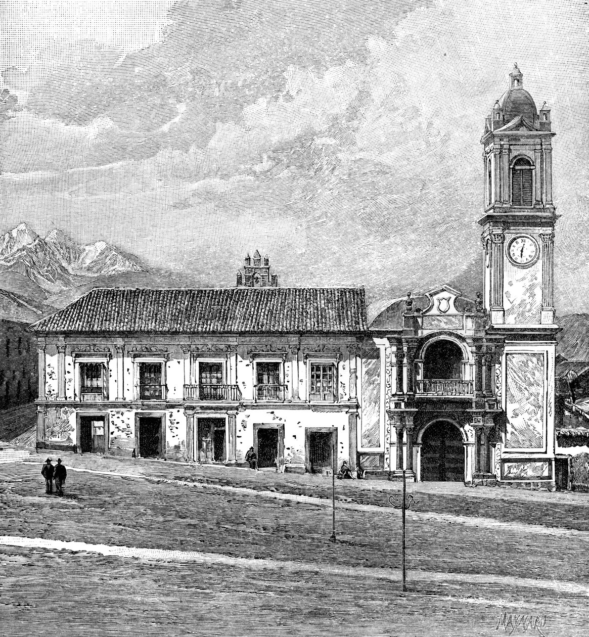 Der Kongresspalast, La Paz, Bolivien von Unbekannt