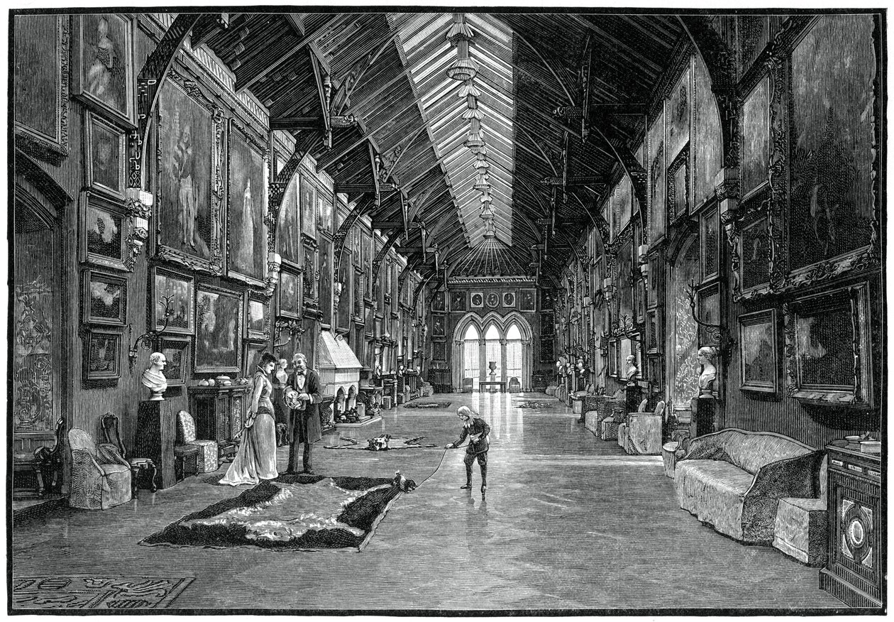 Die Bildergalerie, Kilkenny Castle, 19. Jahrhundert von Unbekannt