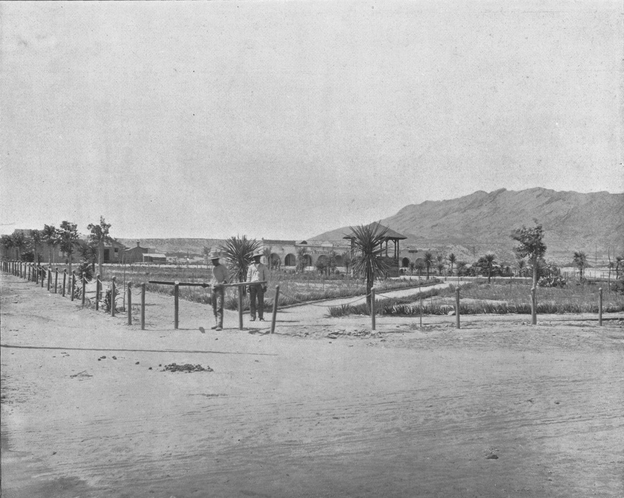 Der Platz, El Paso, Texas, USA, um 1900 von Unbekannt