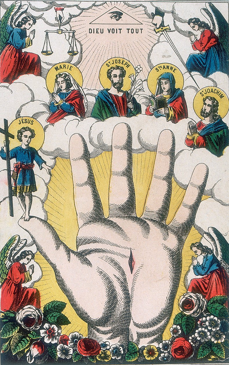 Die mächtige Hand, 19. Jahrhundert von Unbekannt