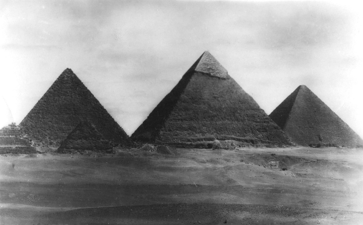 Die Pyramiden von Gizeh, Ägypten, 1949 von Unbekannt