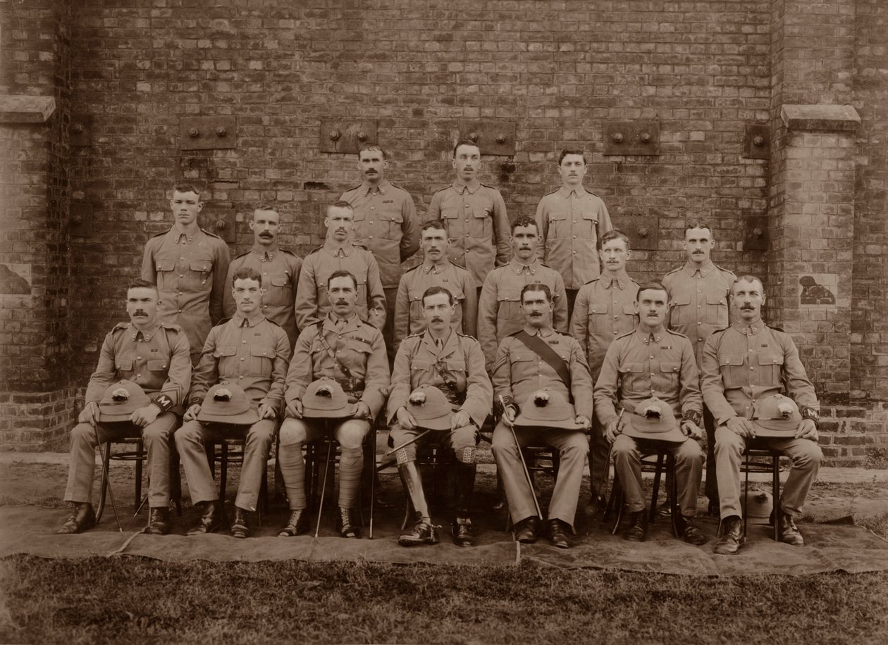 Die Regimentspolizei der 1. Royal Munster Fusiliers, Rangoon, Burma, 1913 von Unbekannt