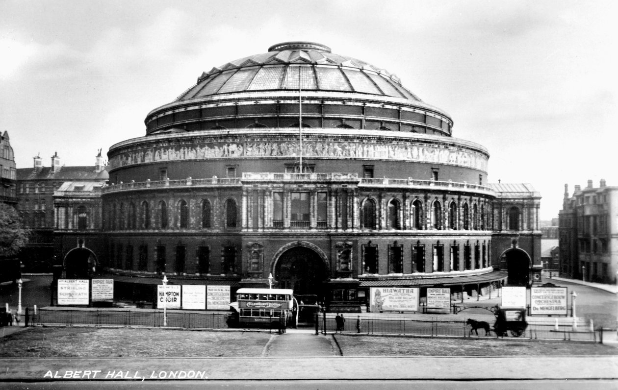 Die Royal Albert Hall, Kensington, London, frühes 20. Jahrhundert von Unbekannt