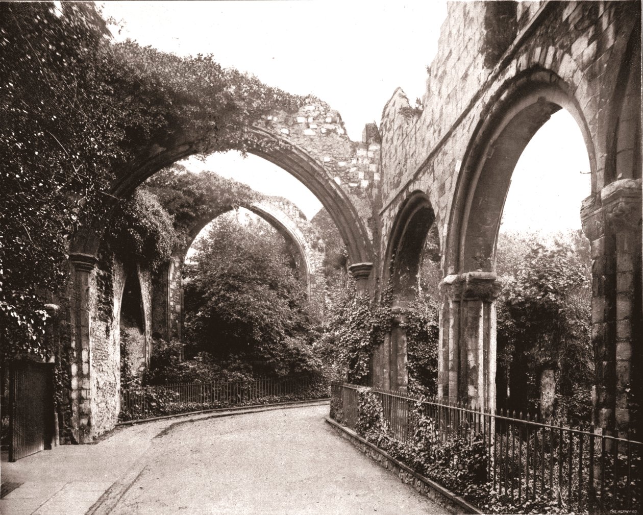 Die Ruinen von Canterbury, Kent von Unbekannt